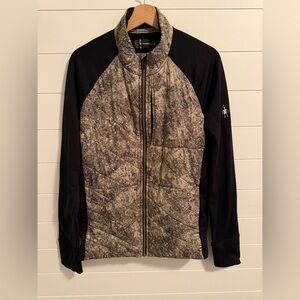 Smartwool Men's Size L Smartloft 120 Quilted Camo  Zip Front Hybrid Jacket
